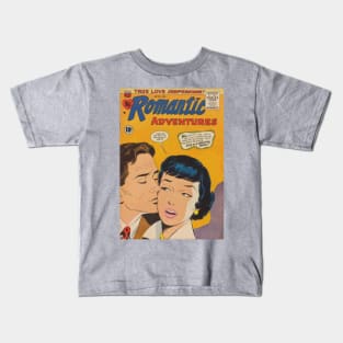 Vintage "Romantic Adventures" Cover Kids T-Shirt